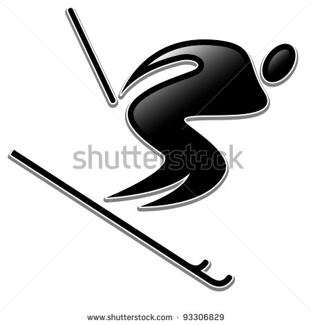 Alpine Skiing Symbol