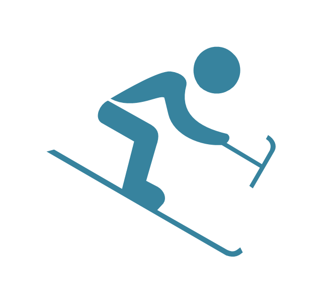 Alpine Skiing Symbol