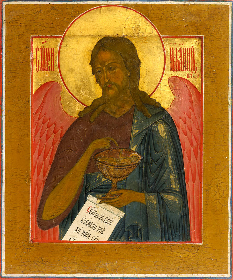 Angel of the Desert John the Baptist Icon