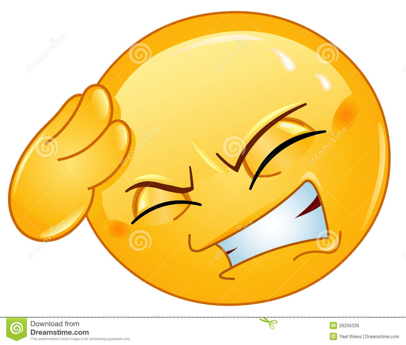 Animated Smiley Emoticons Headache