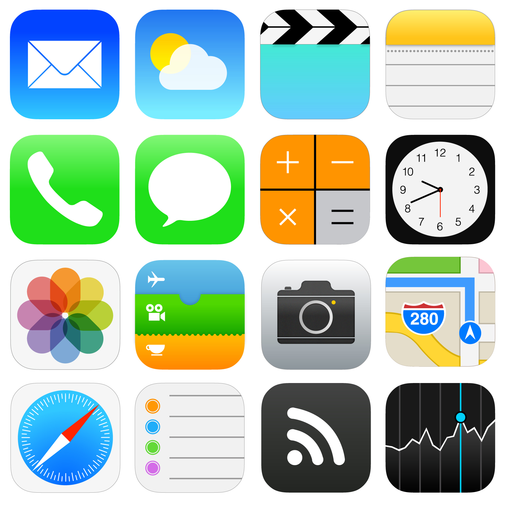 Apple App Icon Vector