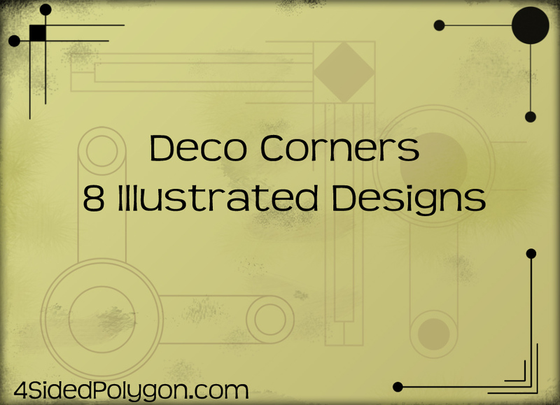 Art Deco Vector Corner Free