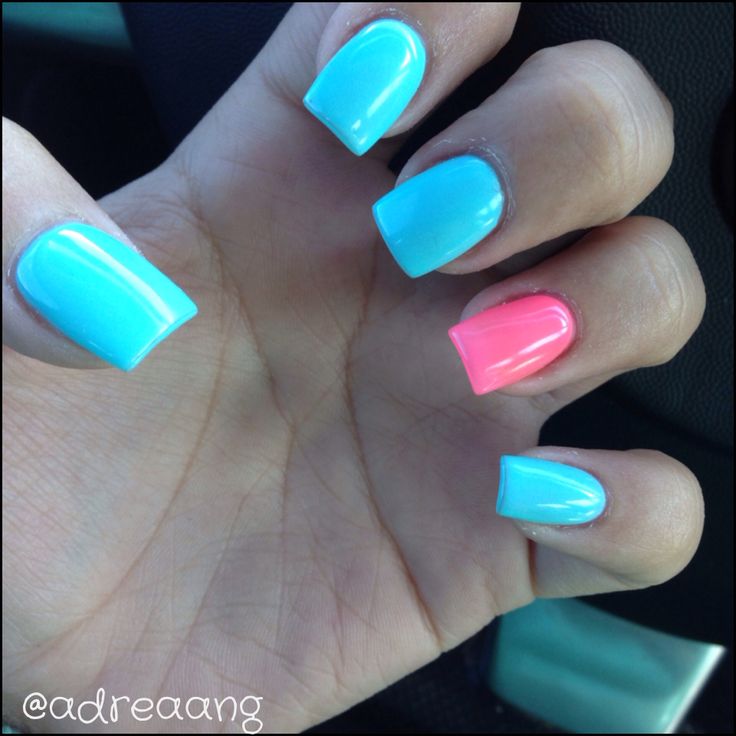 Baby Blue Acrylic Nail Designs