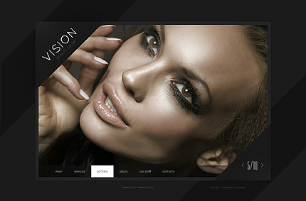 Beauty Salon Website Template