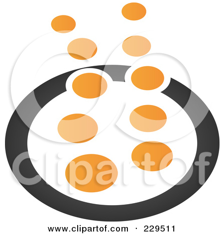 Black and Orange Logo