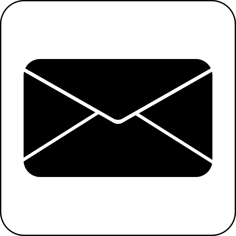 Black Email Icon