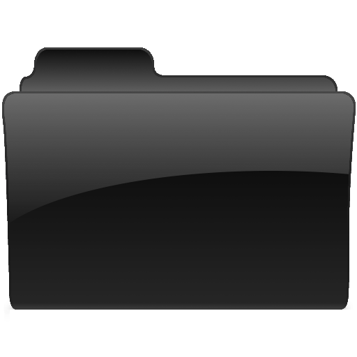 Black Folder Icon