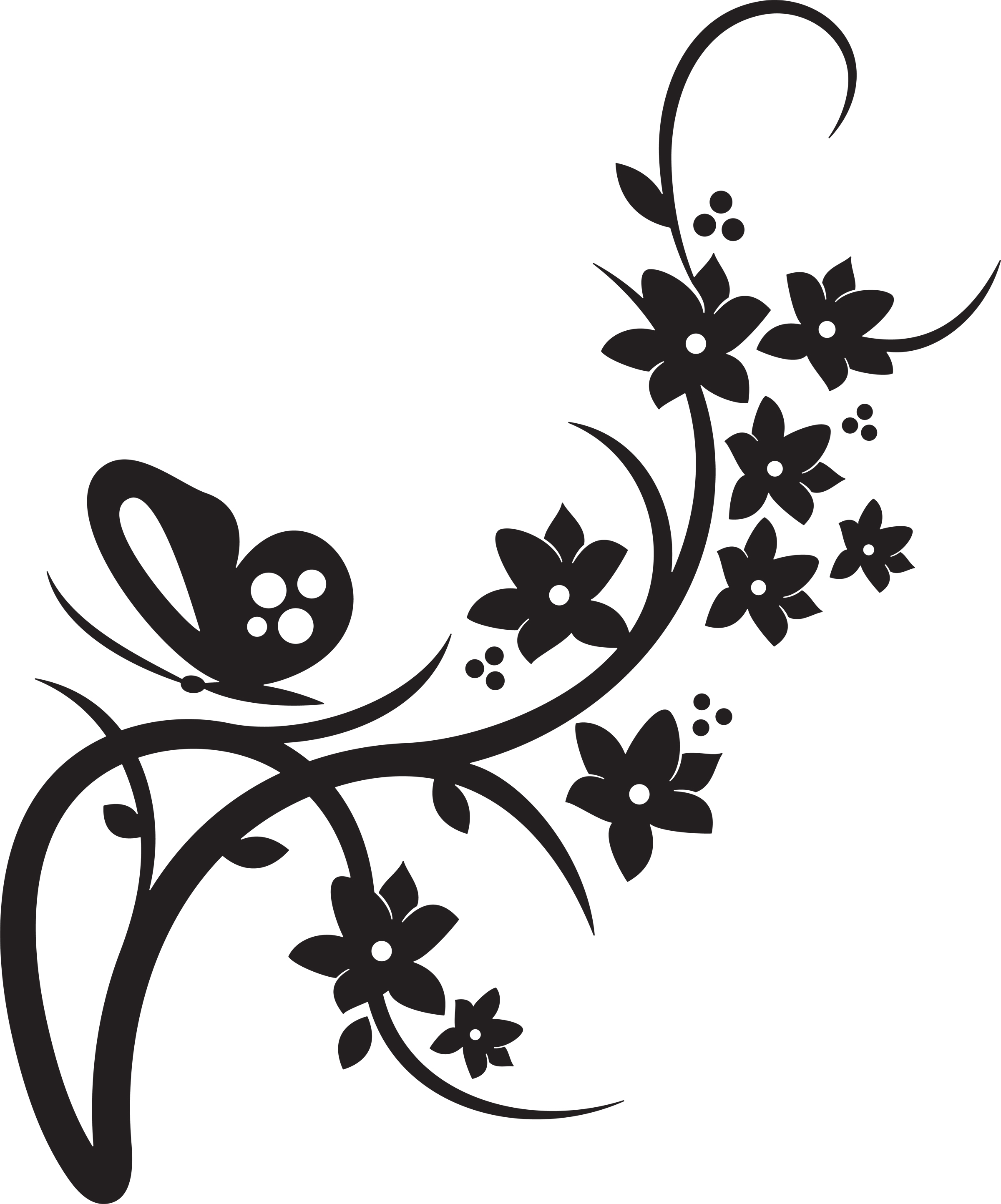 Black & White Wedding Clip Art