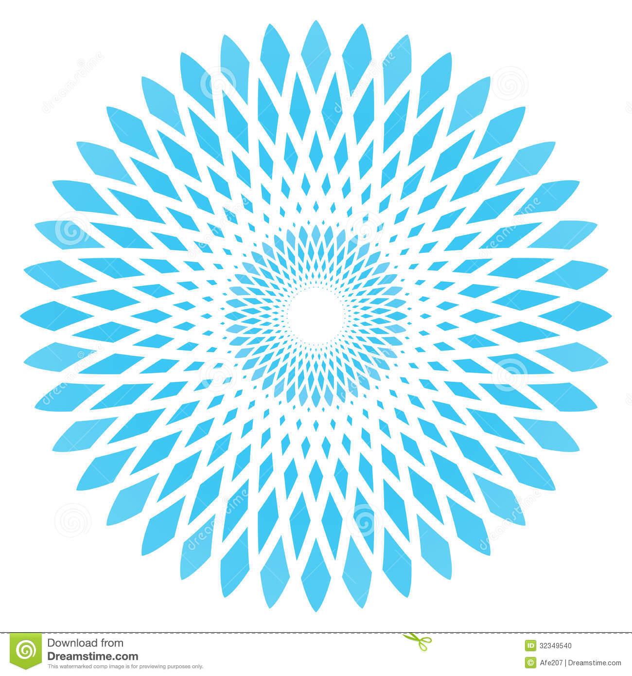 Blue Abstract Circle Vector