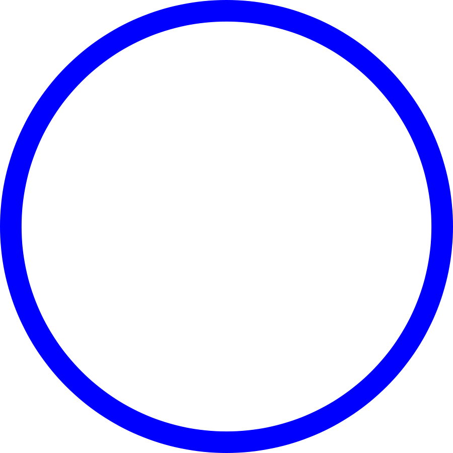 Blue Circle Border Clip Art