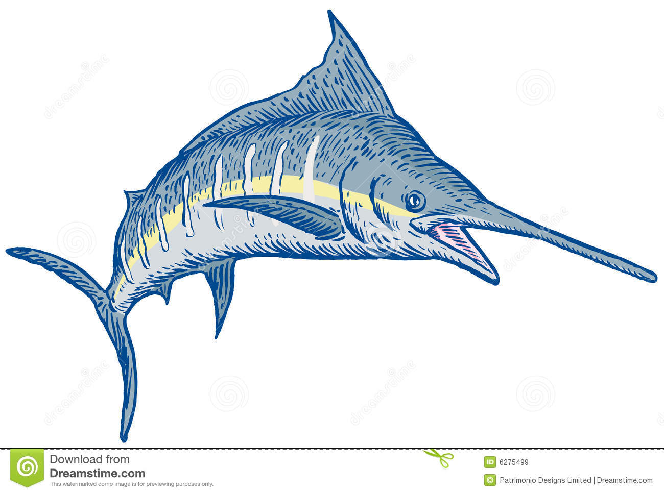 Blue Marlin Clip Art