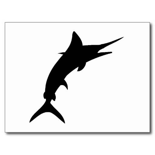 Blue Marlin Silhouette