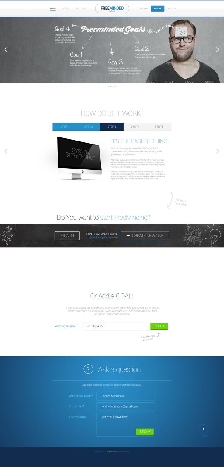Bootstrap PSD Template Free