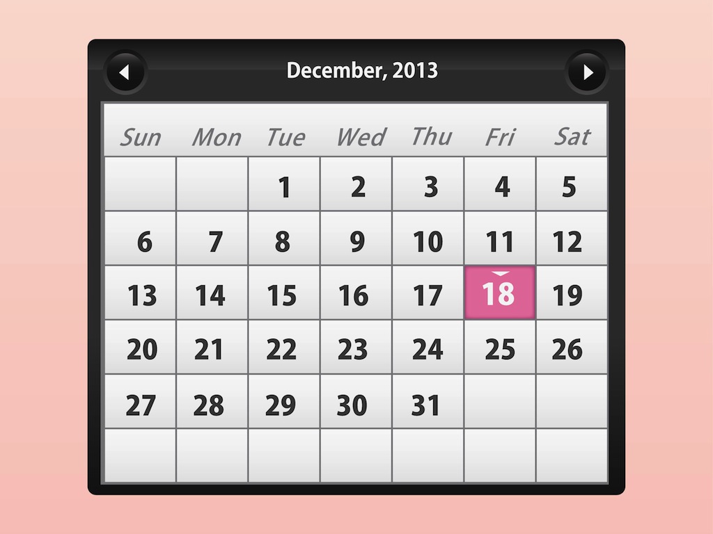 Calendar Vector