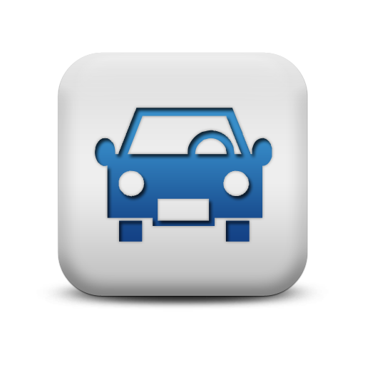 17 Blue Car Square Icons Images