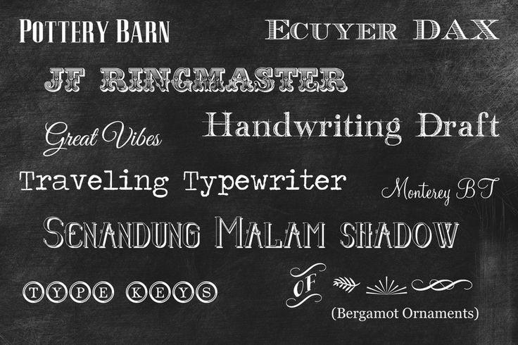 11 Good Chalkboard Fonts Images