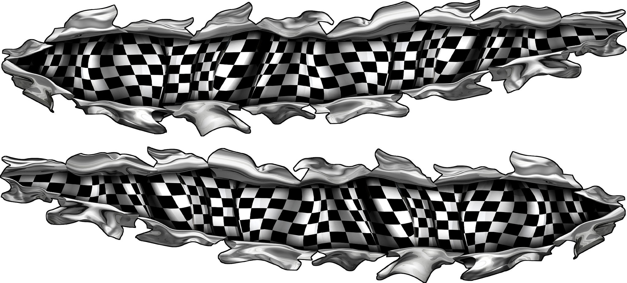 Checkered Flag Decals Graphics
