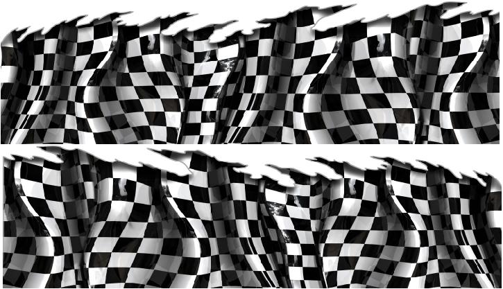 Checkered Flag Decals Graphics