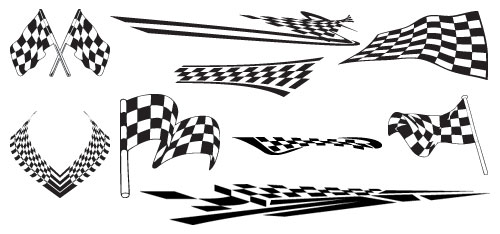 Checkered Flag Vinyl Graphics