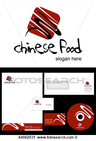 Chinese Food Clip Art Logo