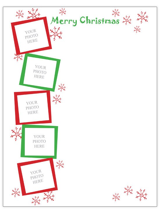 19 Free Printable Christmas Letter Templates Images Free Printable Holiday Letter Templates