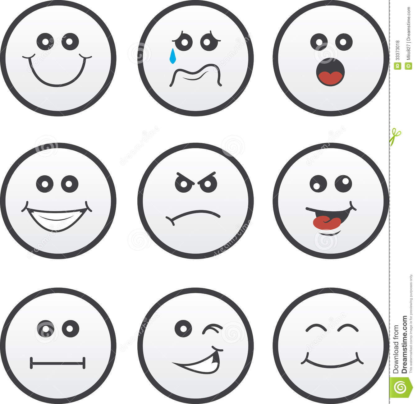 Circle Face Expressions