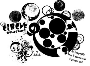 Circle Photoshop Brushes Free