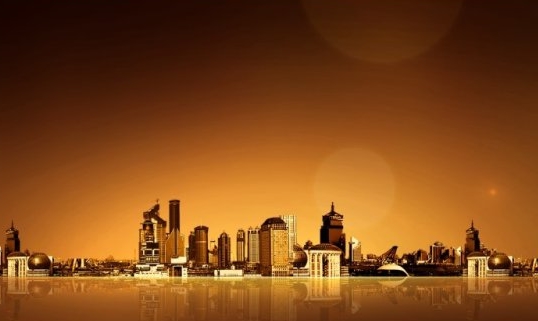 City Background Photoshop PSD