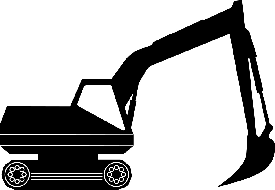 Construction Equipment Clip Art Black and White Construction Equipment Clip Art Black and White