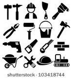 Construction Hammer Clip Art Black and White