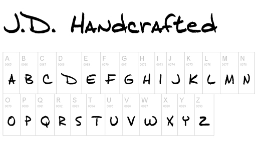 Creative Handwriting Fonts