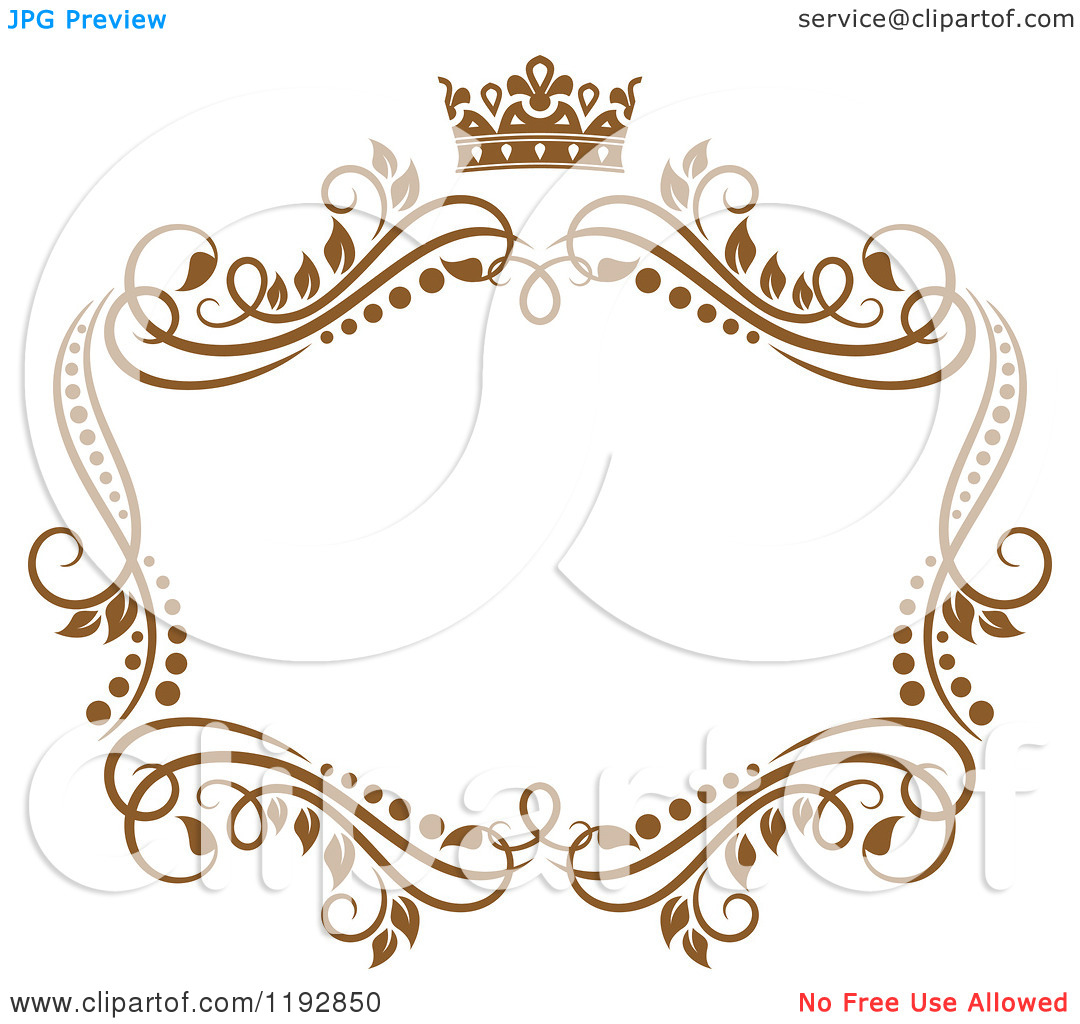 Crown Border Frame Clip Art Crown Border Frame Clip Art