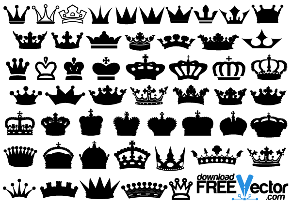 13 Crown Vector Free Download Images