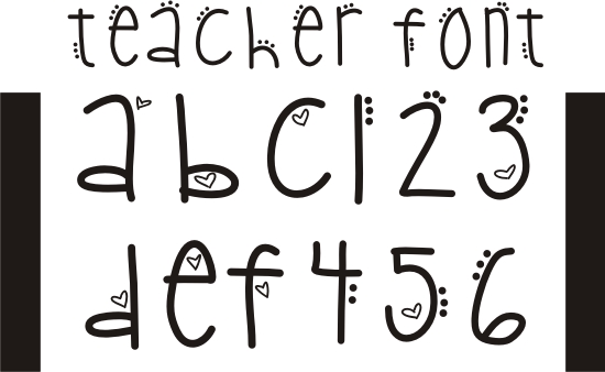 Cute Bubble Letter Fonts