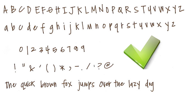 Cute Handwriting Fonts Alphabet Cute Handwriting Fonts Alphabet