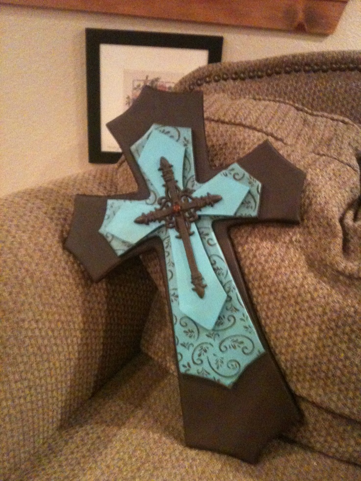 Decorative Layered Wooden Crosses