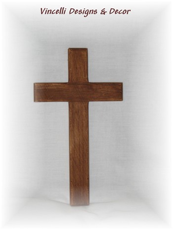 Decorative Wooden Cross Pattern