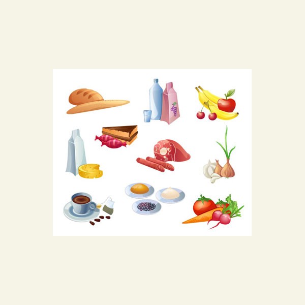 Different Types of Food Clip Art