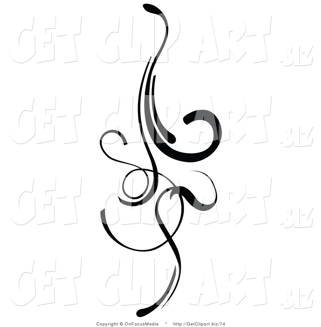 Elegant Lines Clip Art Free