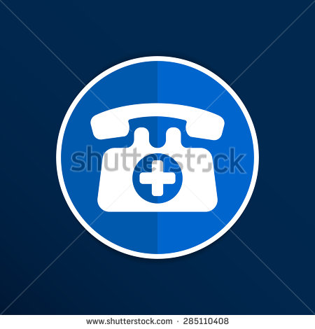 Emergency Call Button Symbol