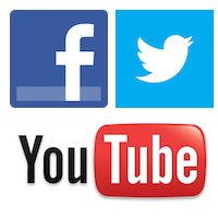 Facebook Twitter YouTube Logo