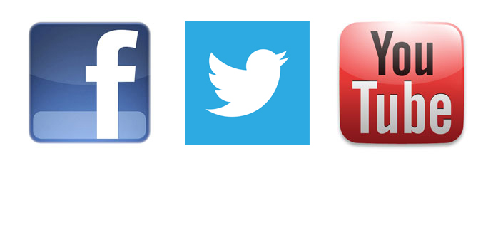 Facebook Twitter YouTube Logo