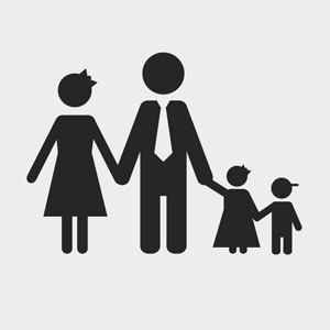 Family Silhouette Vector Free