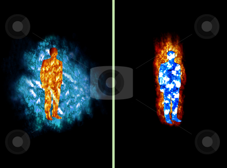 Fire and Ice Superhero Fire and Ice Superhero