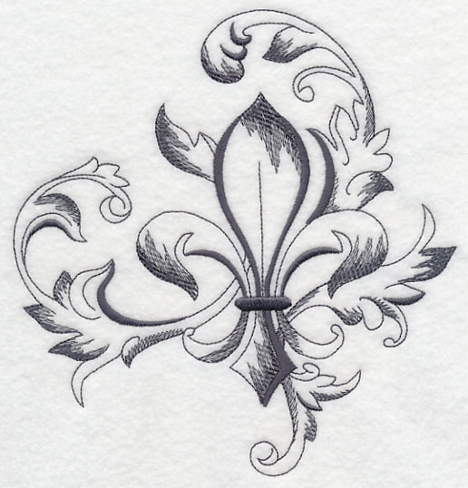 Fleur De Lis Flourish