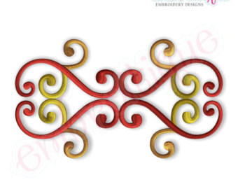 Flourish Embroidery Design