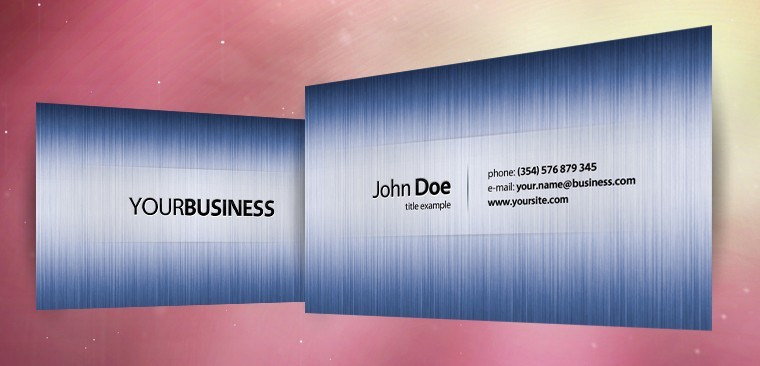 Free Business Card PSD Template