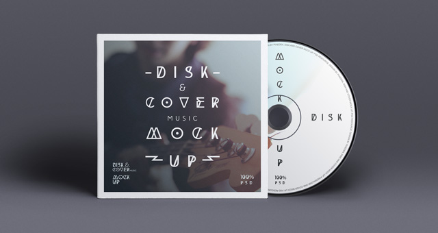 Free CD Cover Design Template PSD Free CD Cover Design Template PSD