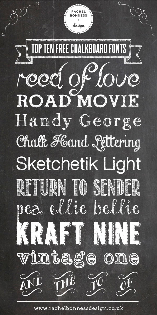 Free Chalkboard Fonts Free Chalkboard Fonts