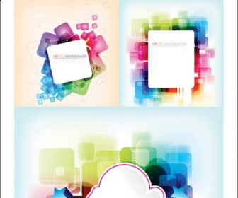 Free Colorful Abstract Frames
